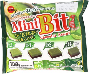 ブルボン　108g ミニビット 宇治抹茶味くらべ